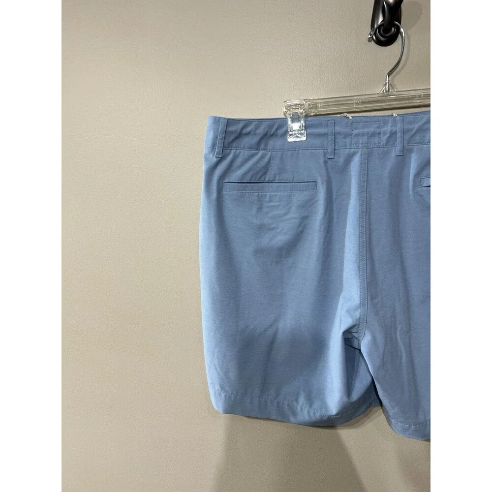 Faherty All Day Shorts Men's 38 Summer Light Blue Performance Stretch Golf